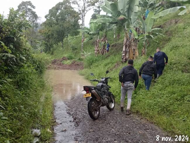 Emergencias por lluvias en Andes, foto bomberos