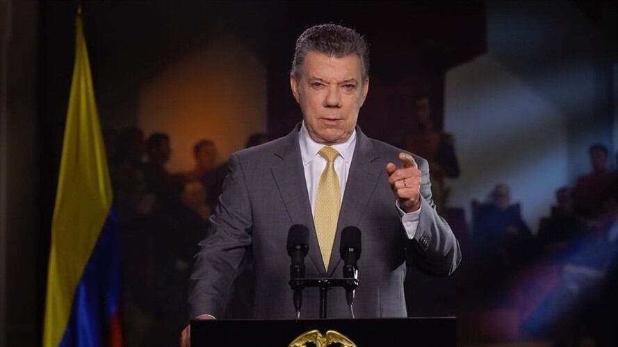 Santos reiteró su deseo de ser profesor después de dejar la Presidencia. Foto: Colprensa