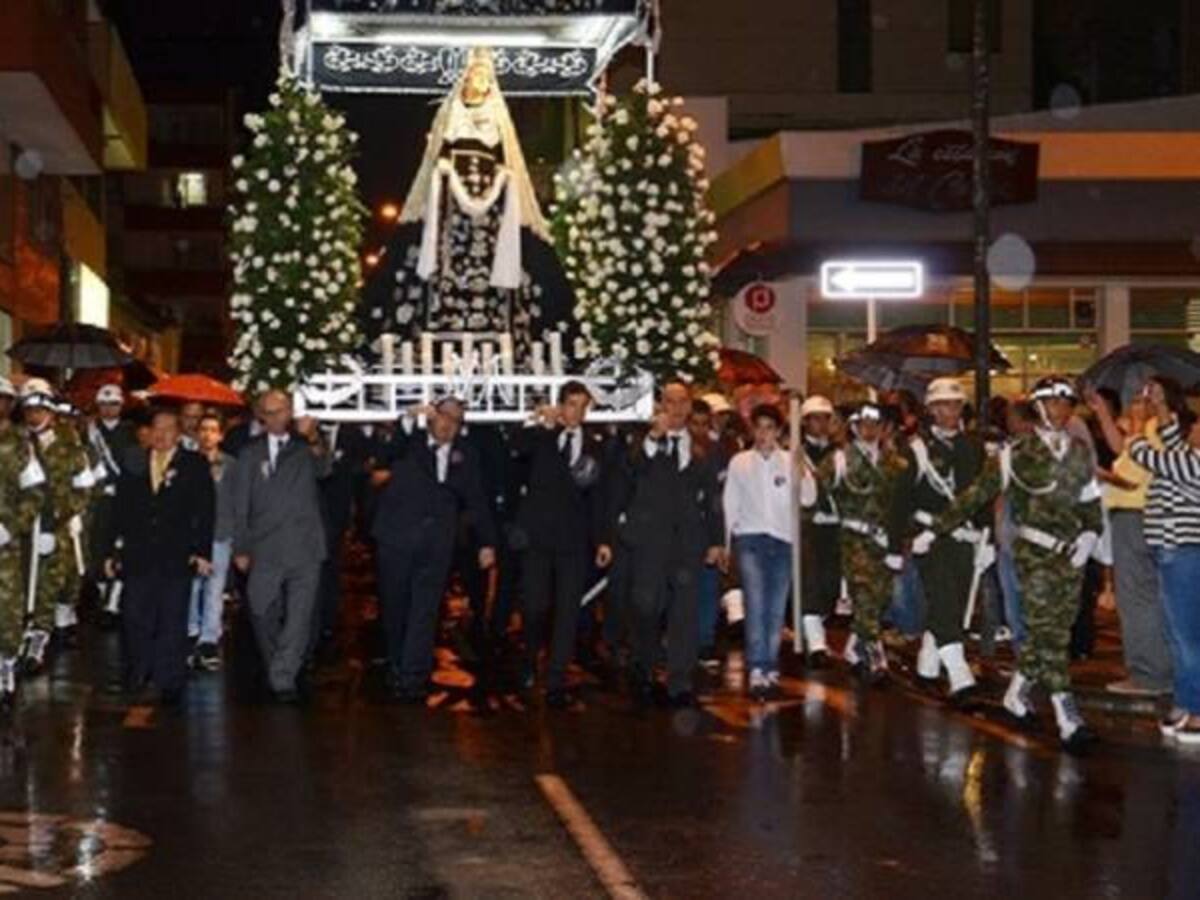 111 años cumple hoy la procesión de La Soledad en Armenia