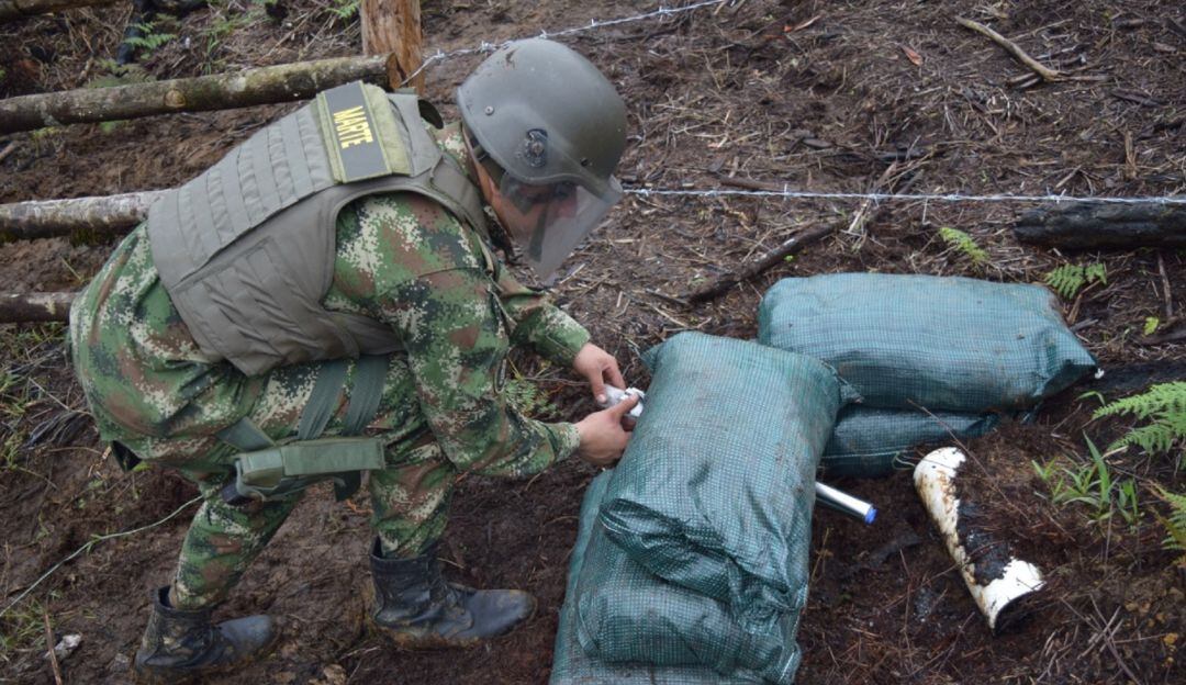 Desde hace 20 días, han sido destruidos 10 artefactos explosivos improvisados en el municipio de Murindó.