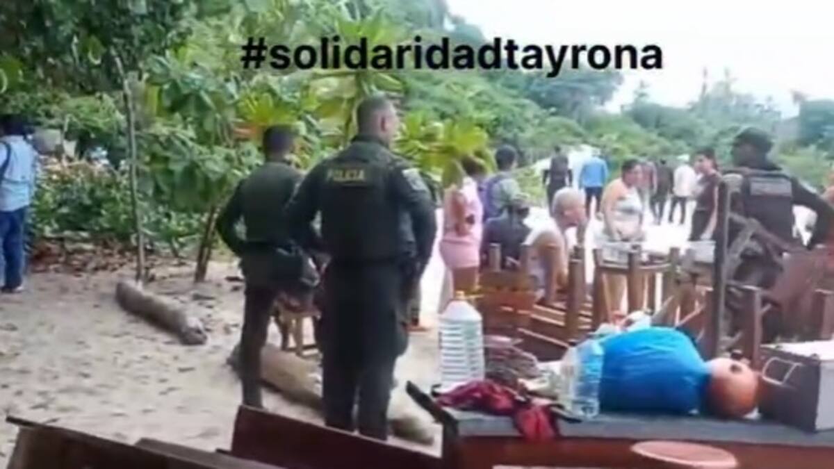 Prestadores de servicios turísticos denuncian presunto desalojo en playas del Parque Tayrona