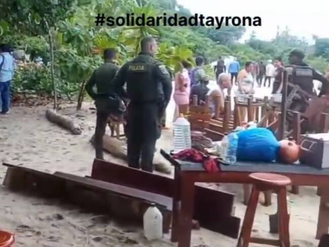Prestadores de servicios turísticos denuncian presunto desalojo en playas del Parque Tayrona