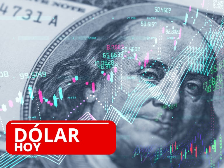 imagen de dólar con gráficas (foto vía Getty Images)