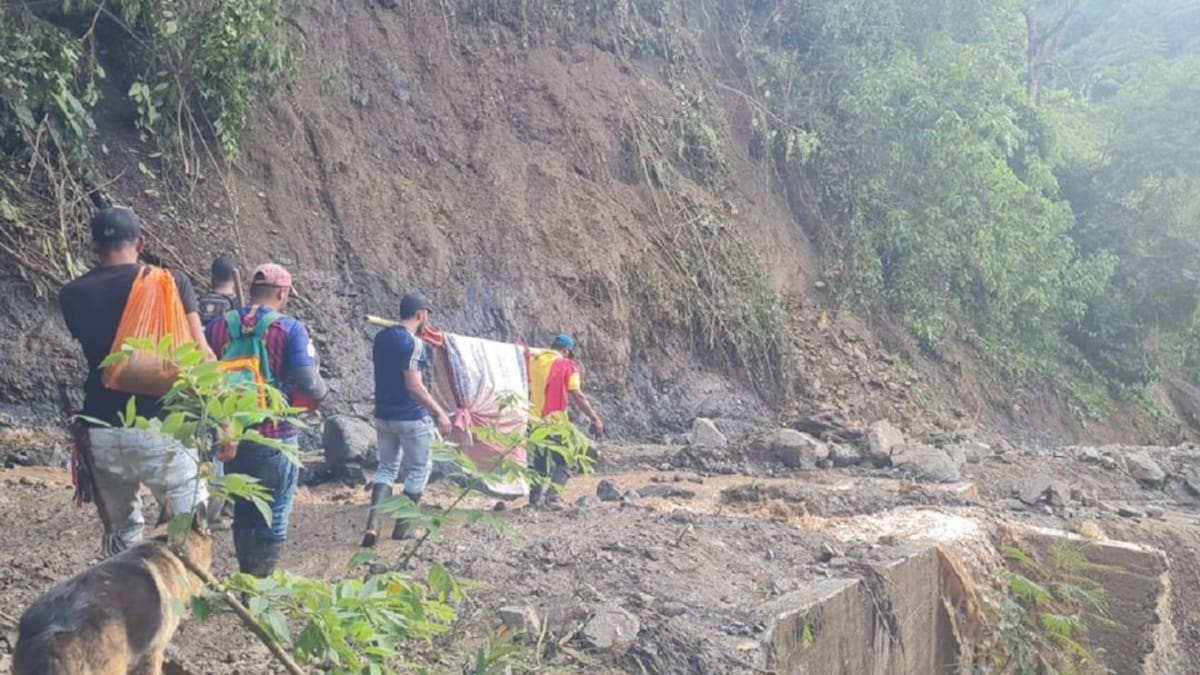 En Peque hay once veredas incomunicadas por las lluvias
