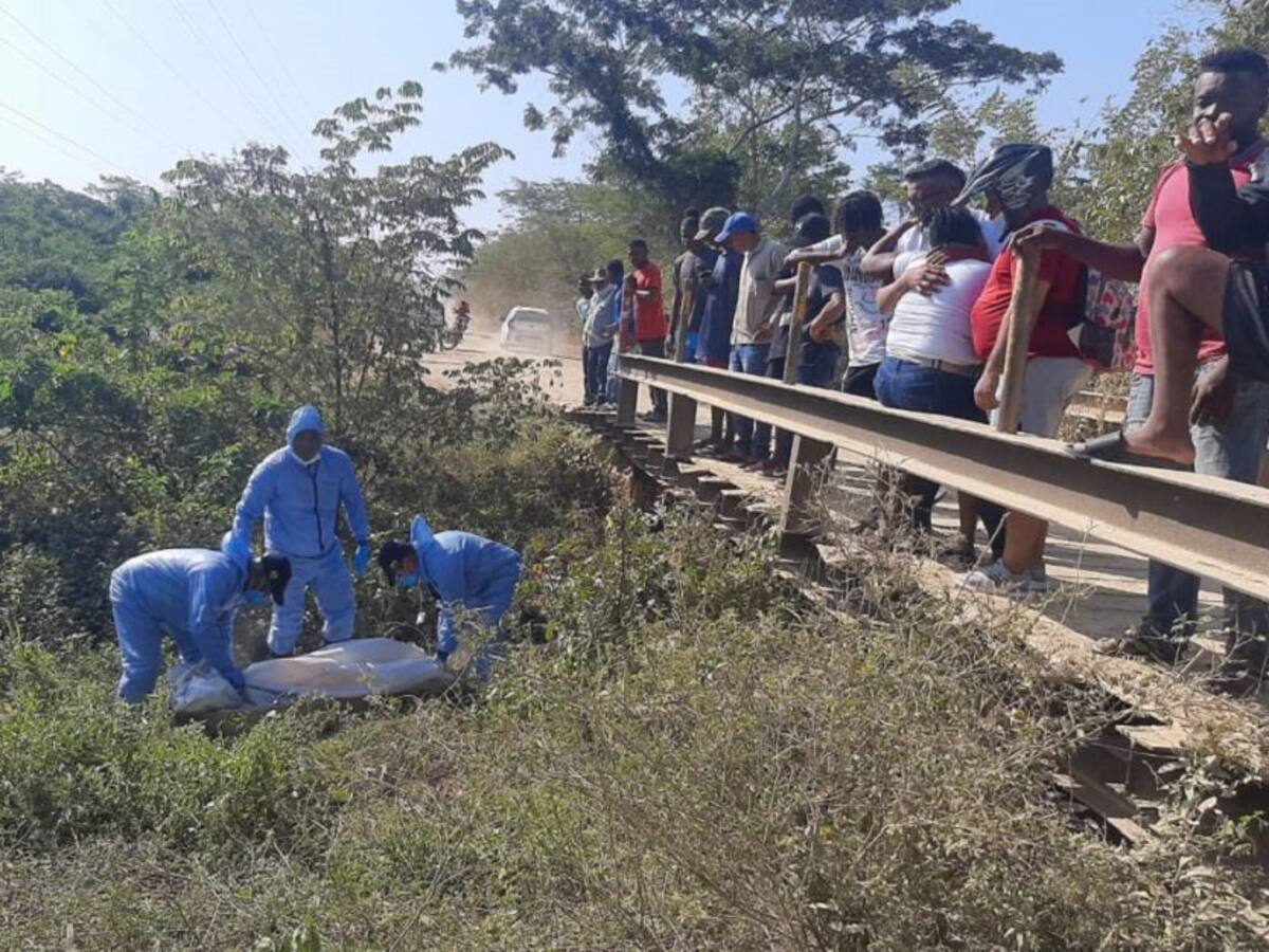 Un muerto y un herido dejó accidente en la vía Pasacaballos – Puerto Badel