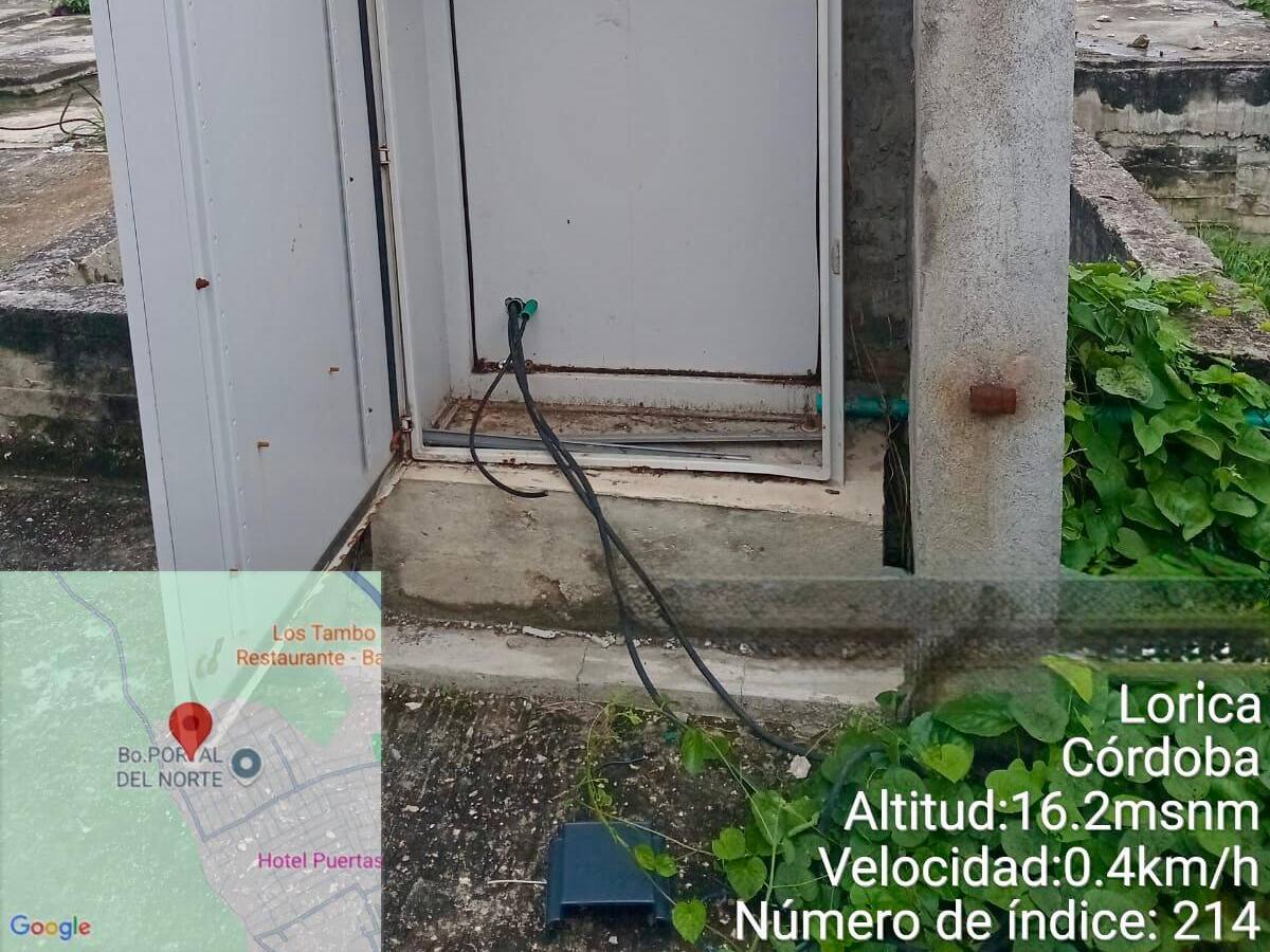 Nuevo acto de vandalismo paraliza estación de bombeo de aguas residuales en Lorica, Córdoba