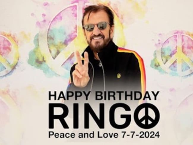 Ringo celebra su cumpleaños con su campaña anual de “Peace & Love”