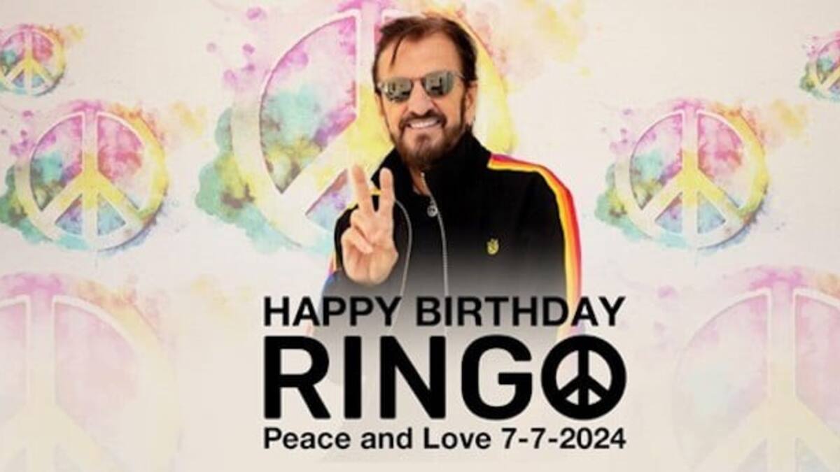 Ringo celebra su cumpleaños con su campaña anual de “Peace & Love”