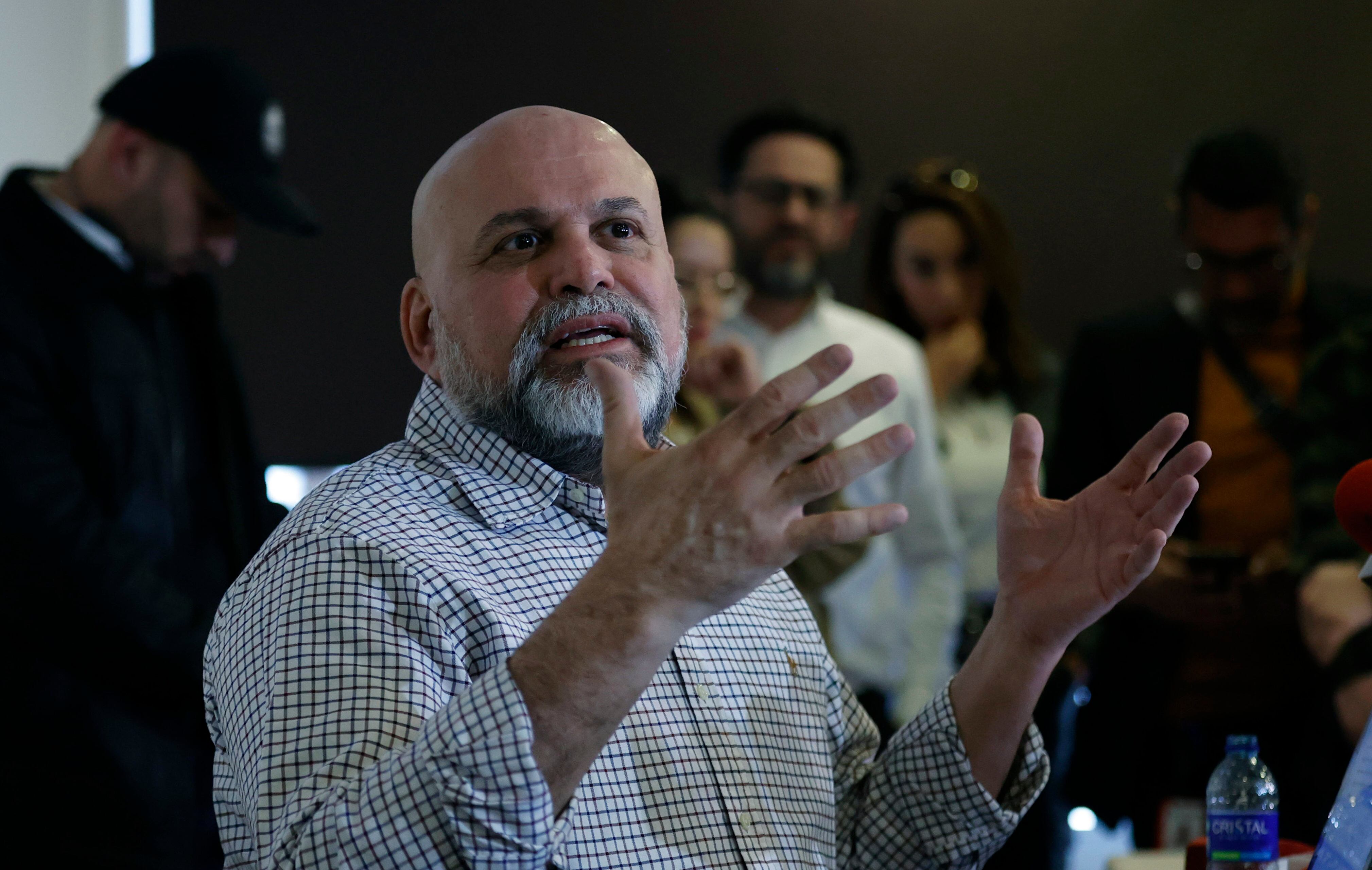 El exjefe paramilitar y Gestor de Paz, Salvatore Mancuso. Foto EFE/ Mauricio Dueñas Castañeda
