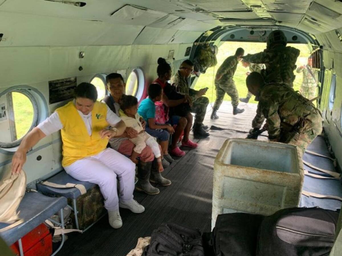 Ejército auxilió y evacuó a niño indígena mordido por serpiente venenosa