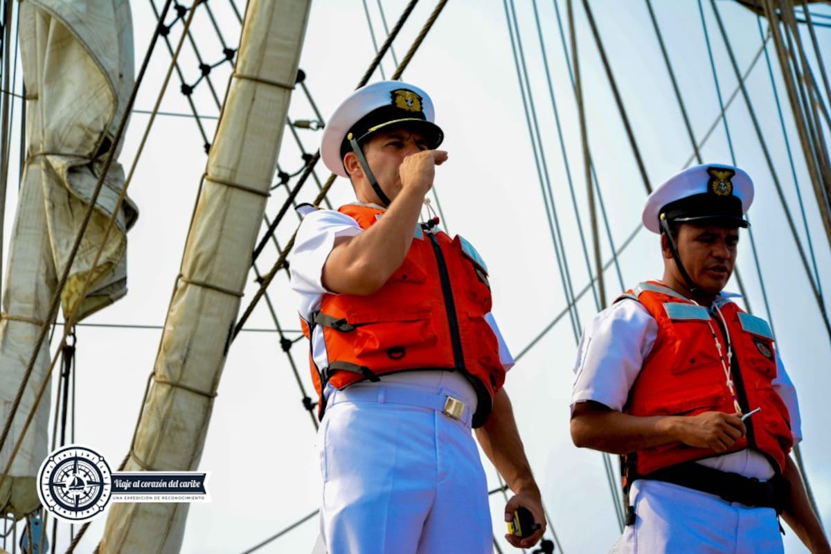 A bordo del Buque Gloria