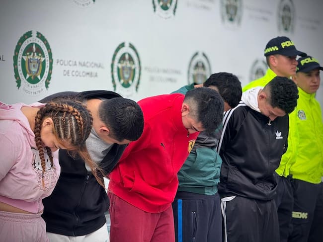 ‘Los Astutos’: desarticulan banda dedicada al hurto de motos en Bogotá. Foto MEBOG.