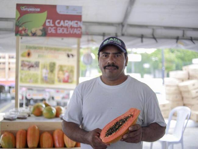 Mercado campesino bolivarense abre sus puertas en Cartagena