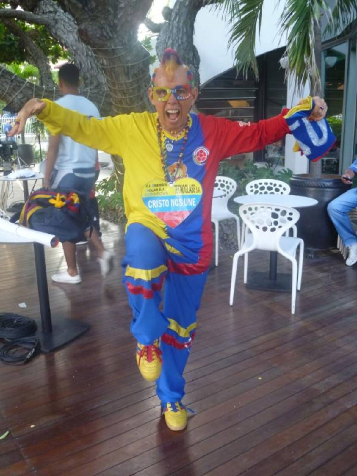 El popular 'Cole' siempre al lado de la Selección Colombia.