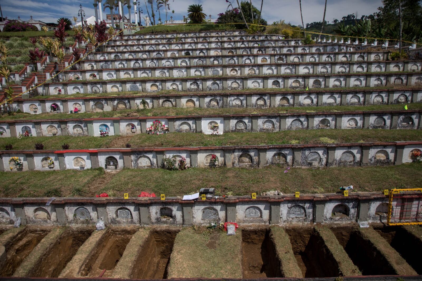 Cementerio Jesús María Estrada de Marsella, Risaralda. Cortesía  Isabel Valdés de la JEP