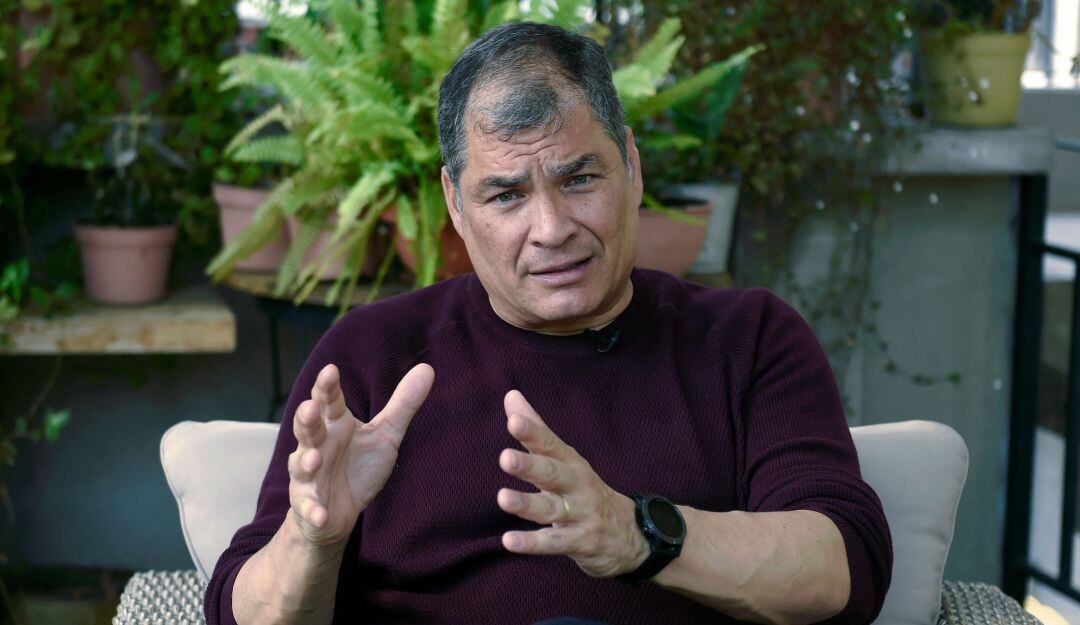 El expresidente ecuatoriano Rafael Correa