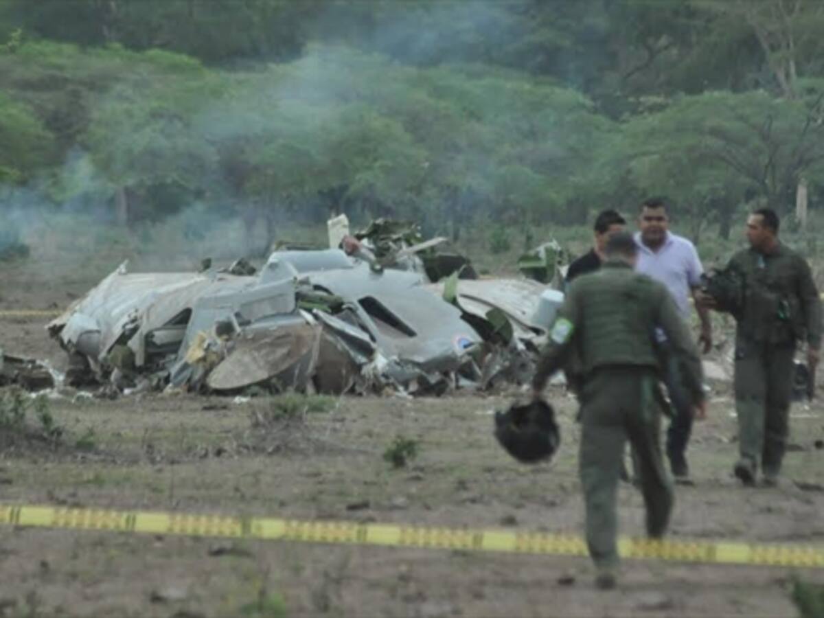 Finalizó necropsia de los 11 militares que murieron en accidente aéreo