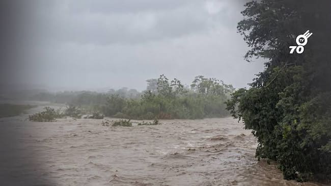 Emergencias por lluvias en vía La Soberanía / Foto Meridiano 70