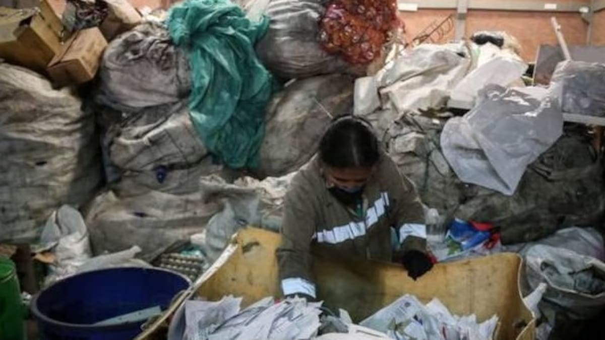 El representante legal de la cooperativa departamental de recicladores, Francisco Aldana