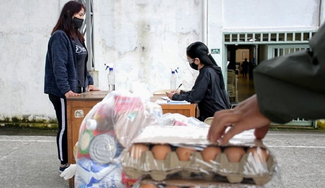 Entrega del PAE en Manizales