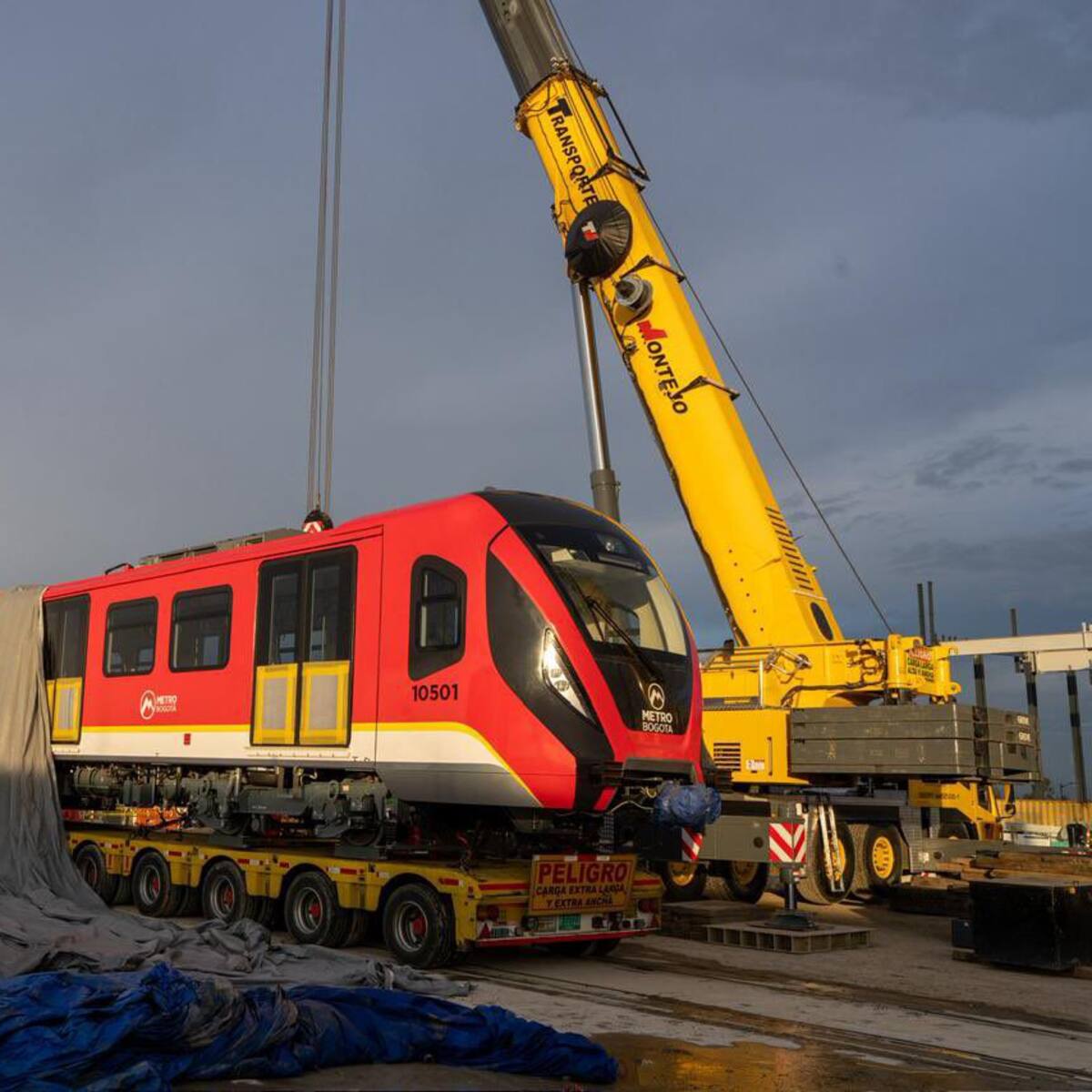 Se llevaron escombros de las obras del Metro de Bogotá: esto se sabe