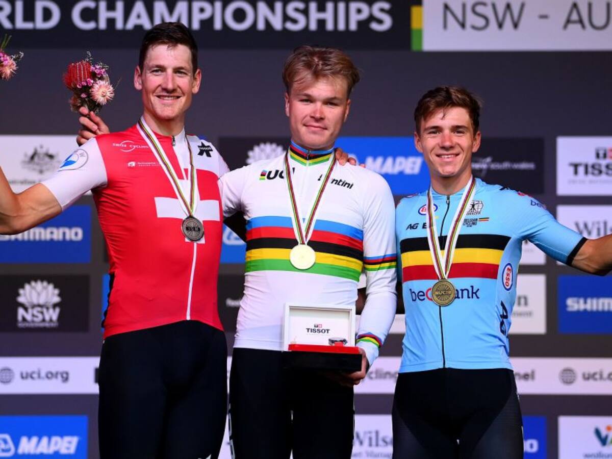 Tobiass Foss dio la sorpresa y se proclamó campeón mundial de contrarreloj