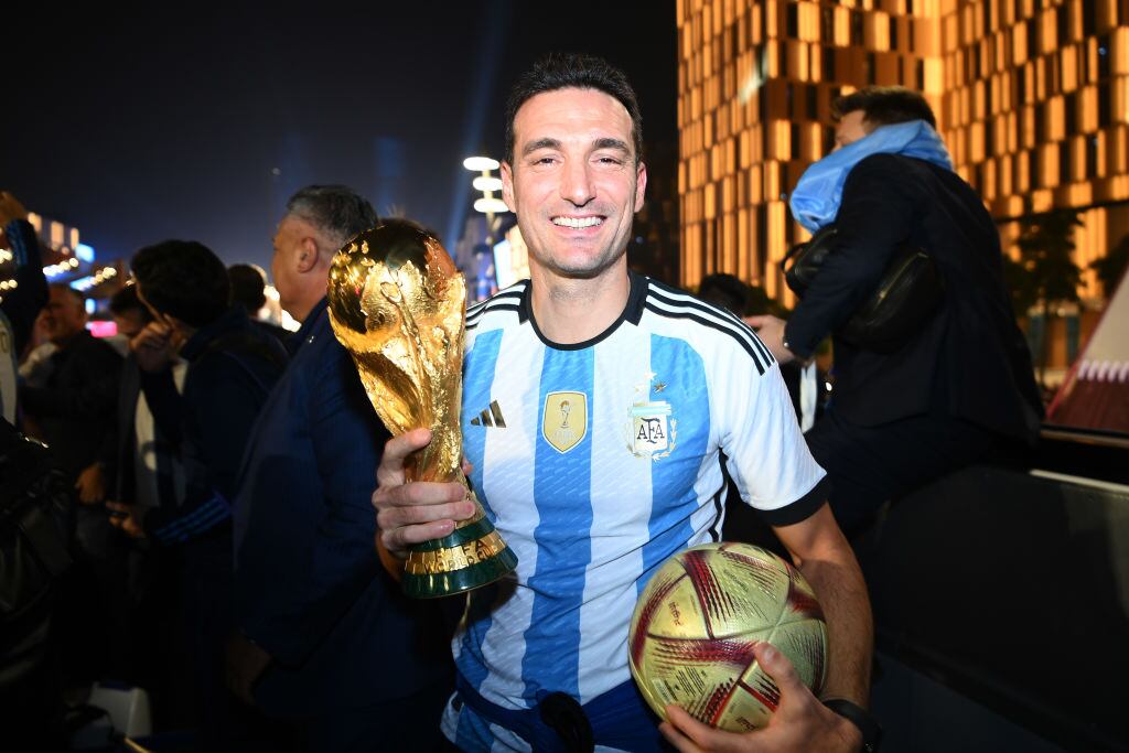 Lionel Scaloni, entrenador de la Selección Argentina (Photo by Michael Regan - FIFA/FIFA via Getty Images)