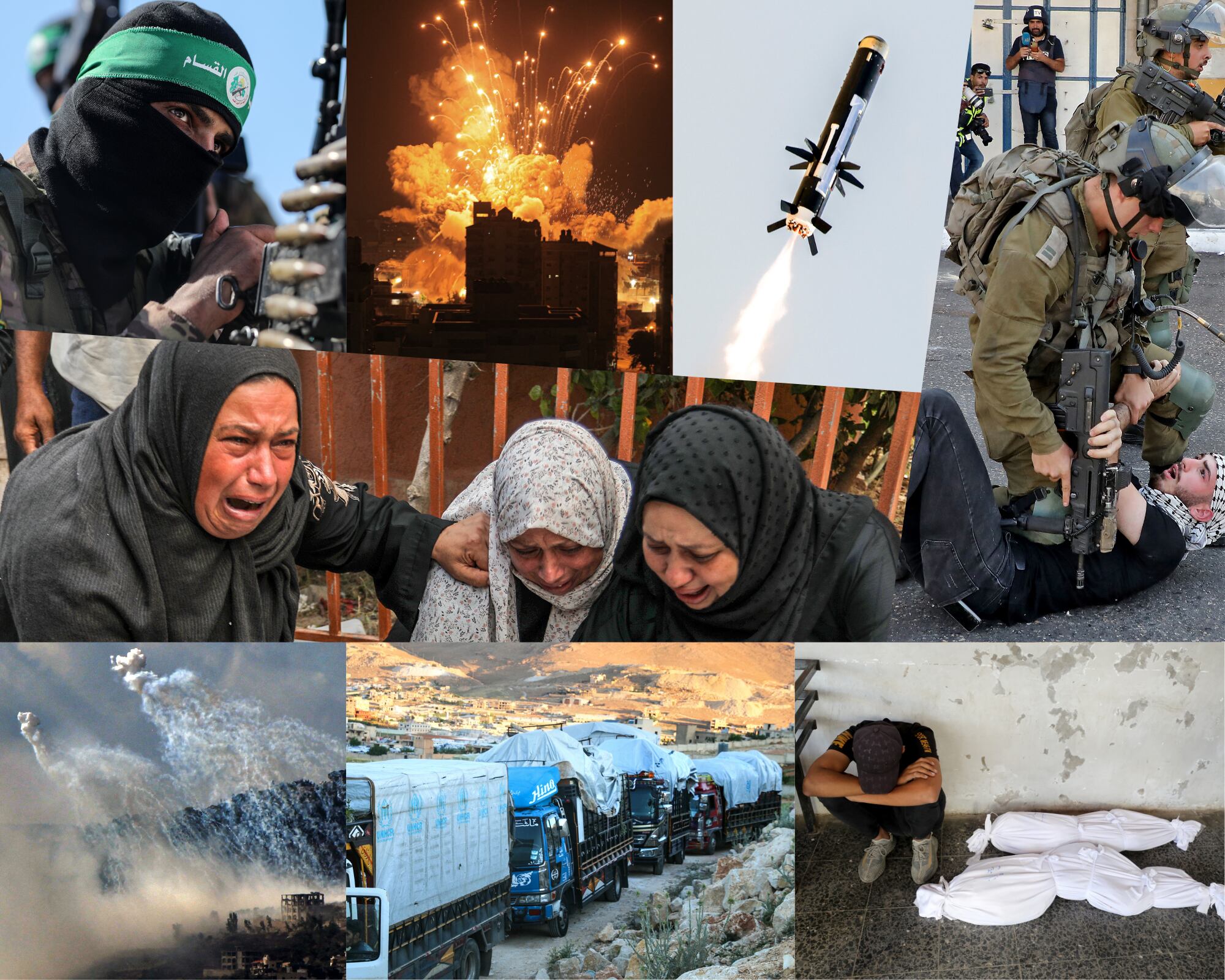 Desde el ataque de Hamás hasta los bombardeos de Irán, le contamos los puntos importantes de las tensiones en la región tras un año de guerra en Gaza.
(Foto: Caracol Radio / Getty )