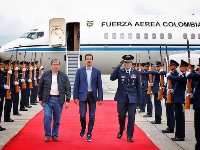 “Insistiremos en la libertad”, Juan Guaidó ya está en Bogotá