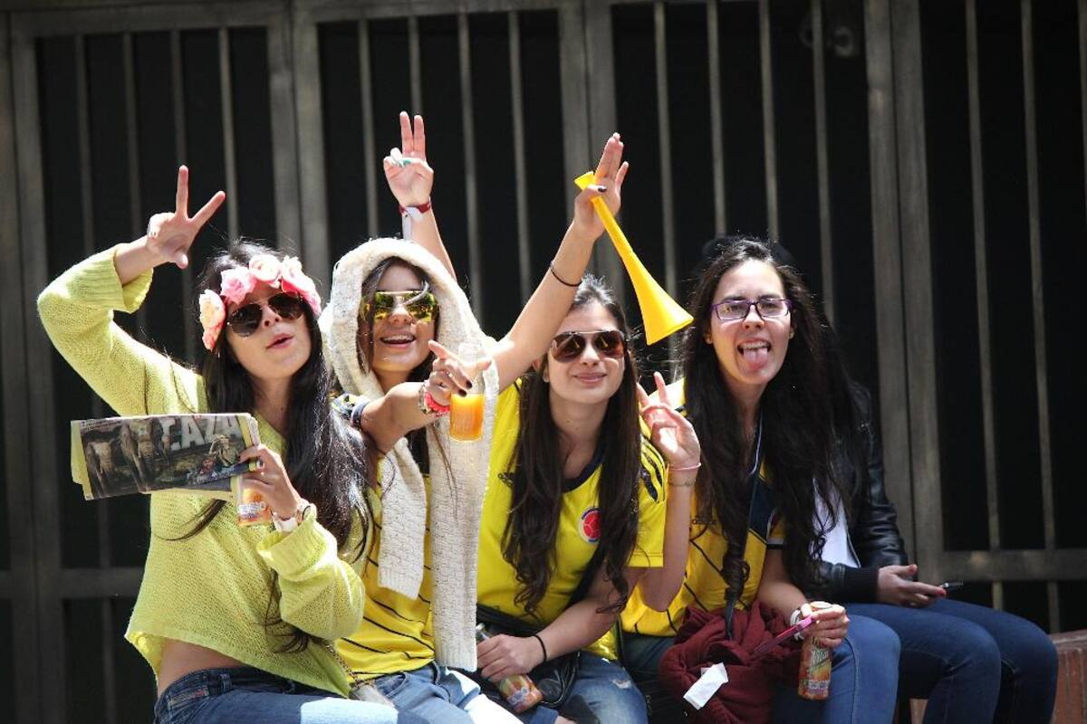 El elenco colombiano acaricia los octavos de final del Mundial Brasil 2014.