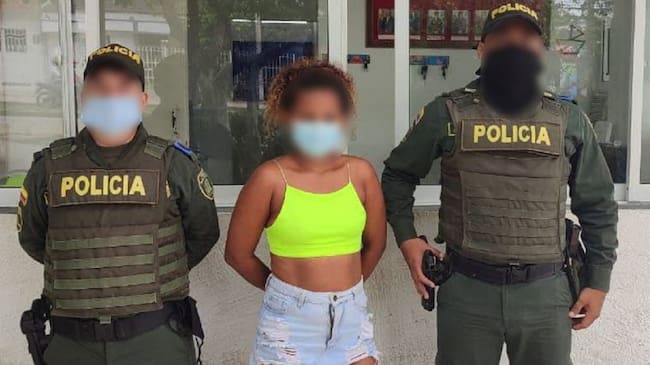 Una de las detenciones se llevó a cabo en la cárcel de Ternera, donde una mujer pretendía ingresar marihuana al centro penitenciario