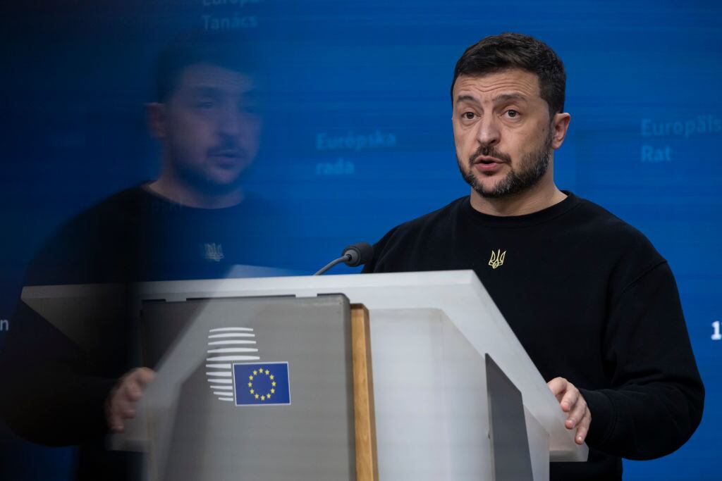 Volodimir Zelensky. I Foto: Nicolas Economou/NurPhoto via Getty Images-