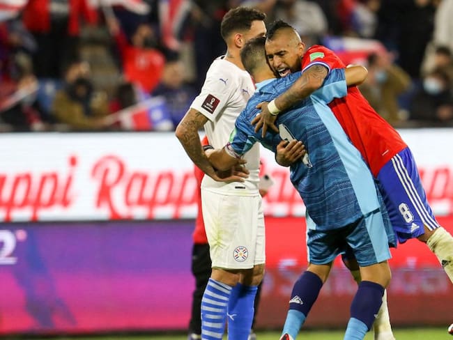 Chile 2 - 0 Paraguay en Eliminatoria en 2021