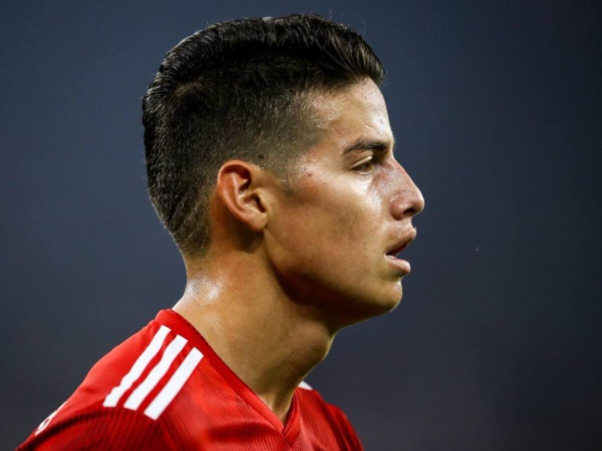 James está enfermo y no fue convocado para el partido por Copa de Alemania