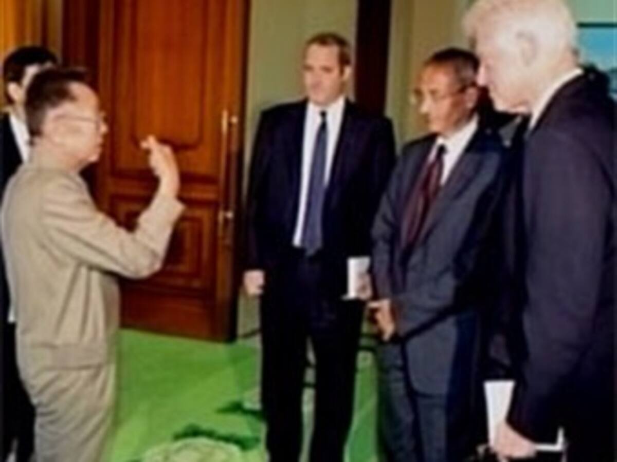 Bill Clinton se reunió con el líder norcoreano Kim Jong-Il