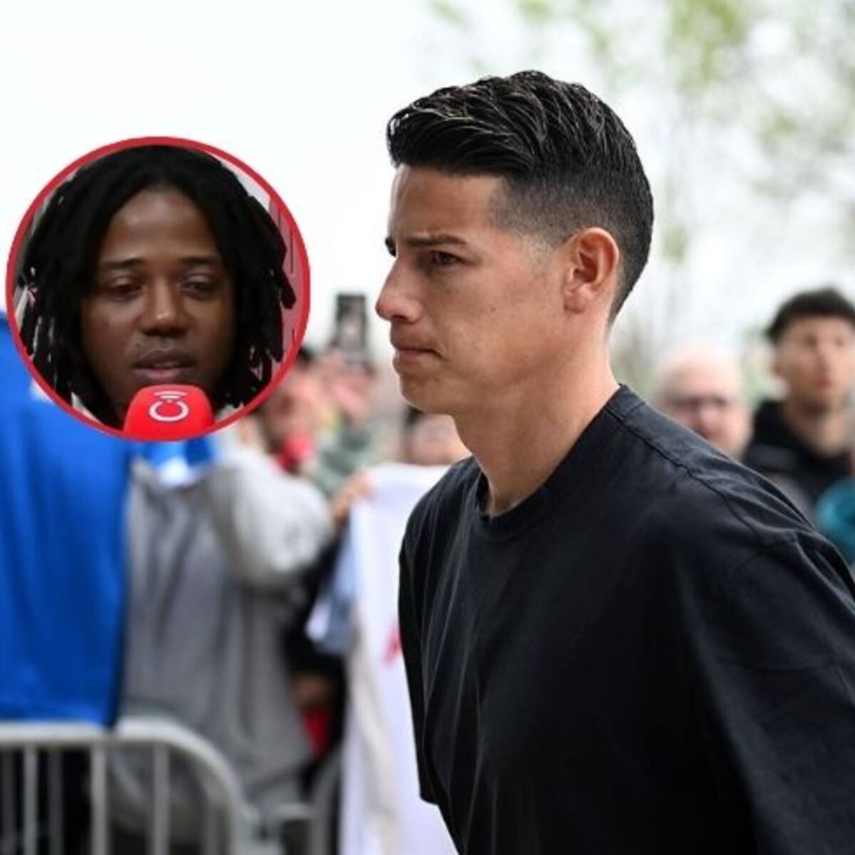 Carlos Sánchez, preocupado con James Rodríguez de cara al Mundial: “Hoy, no está preparado”