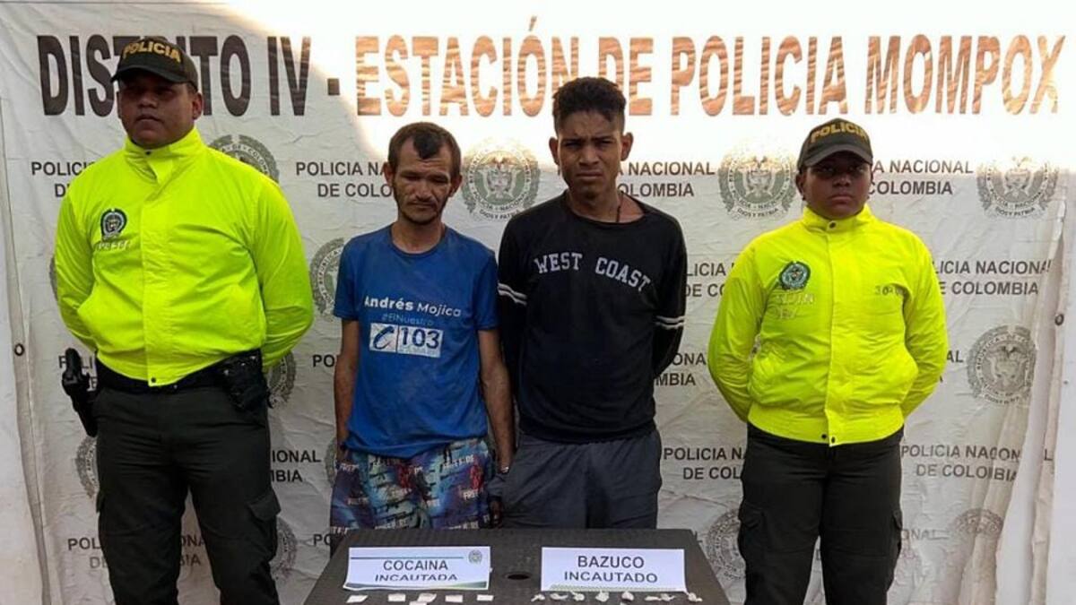 Cayeron ‘Los Refrescos’ vendiendo droga a las afueras de una iglesia en Mompox