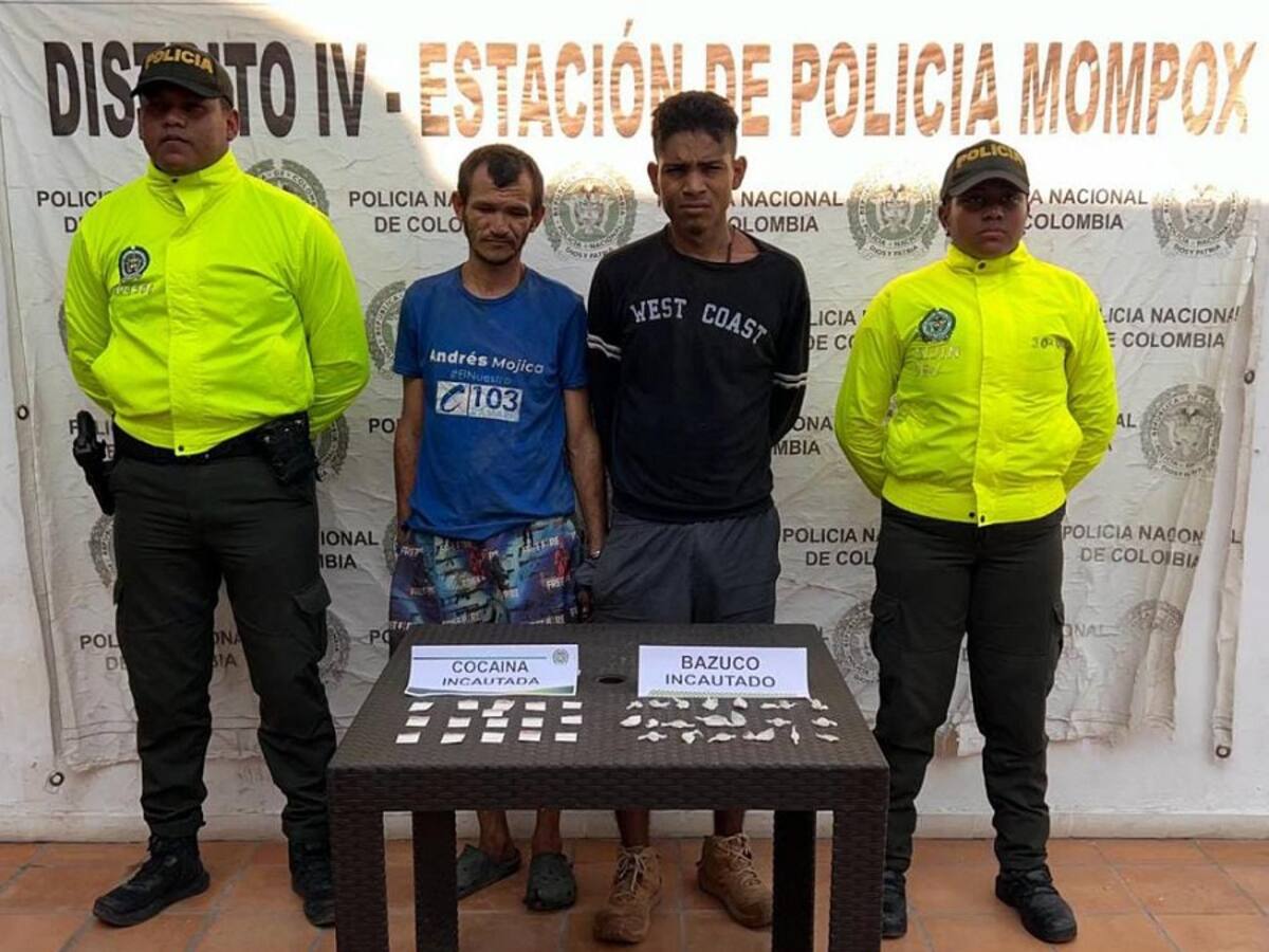 Cayeron ‘Los Refrescos’ vendiendo droga a las afueras de una iglesia en Mompox