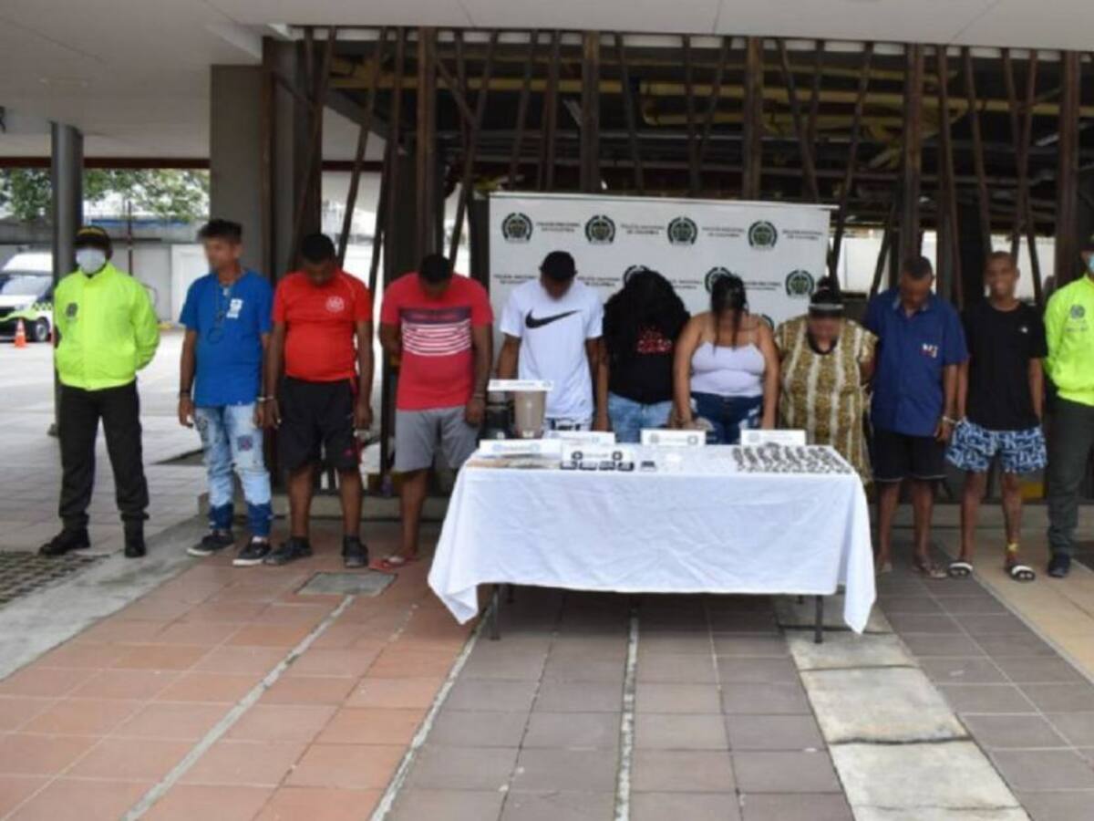 Casa por cárcel para nueve presuntos jíbaros de cuatro barrios de Cartagena