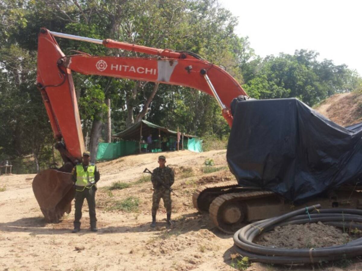 Minería ilegal en el Cauca sigue siendo golpeada por las autoridades