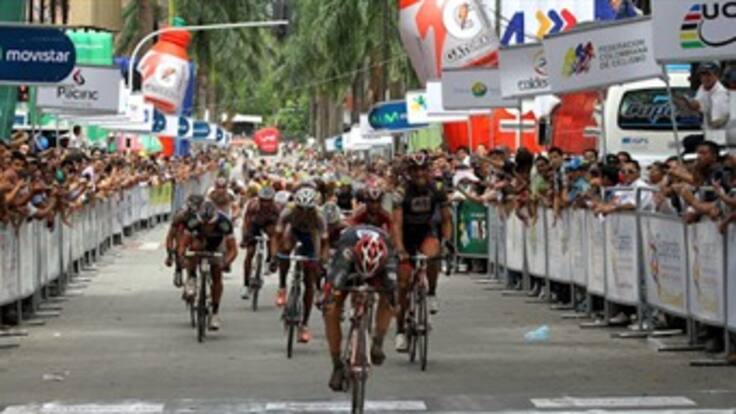 Carlos Urán ganó la primera etapa de la Vuelta a Colombia