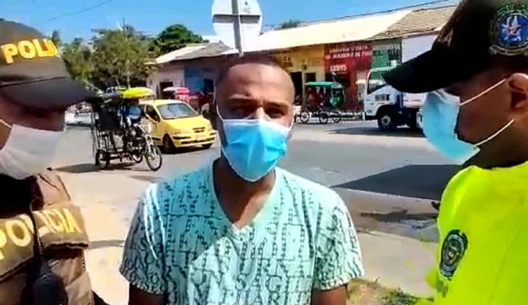 El capturado. 
