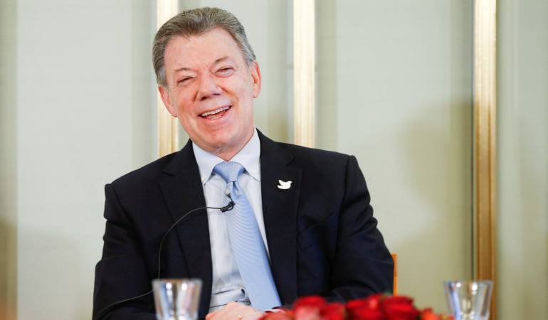 Presidente Santos en Oslo
