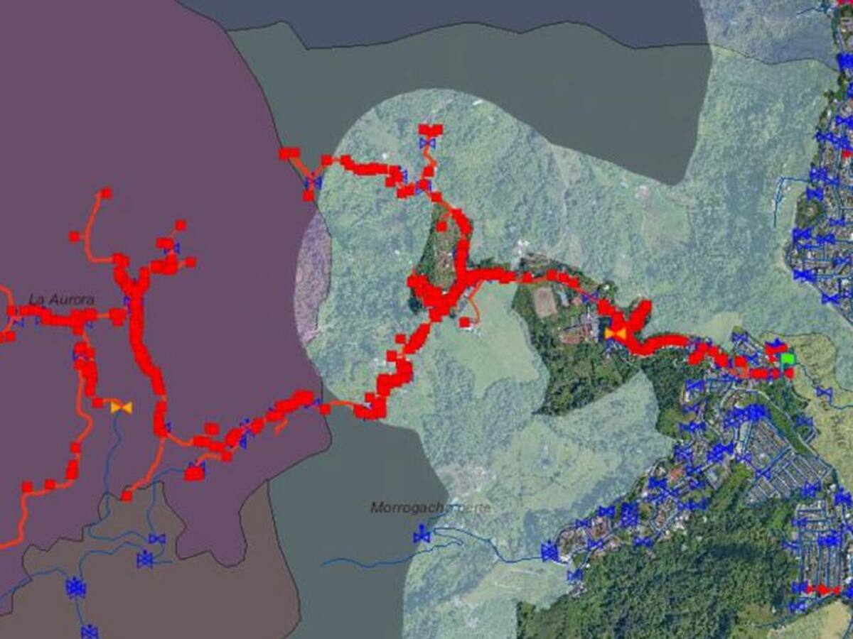 Corte de agua en varios sectores de las comunas Atardeceres