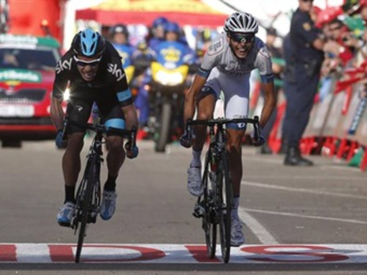 Rigoberto Urán protagoniza cierre de foto finish en etapa 16 de la Vuelta a España