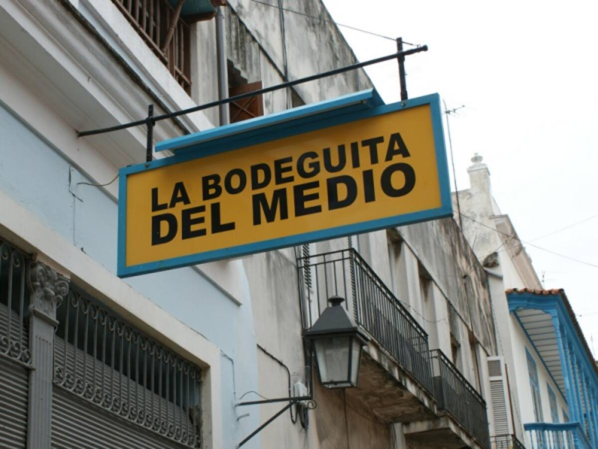 'La bodeguita del medio', lugar visitado por turistas en Cuba
