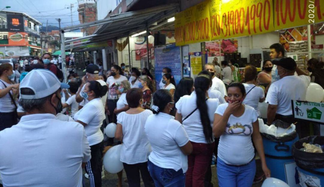 Imágenes de la marcha 'No más violencia' del pasado mes de octubre en Terrón Colorado