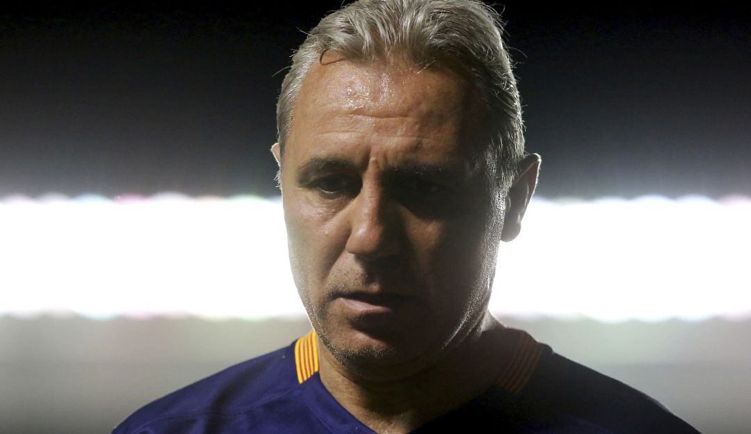 Stoichkov, exjugador búlgaro, leyenda del Barcelona. 