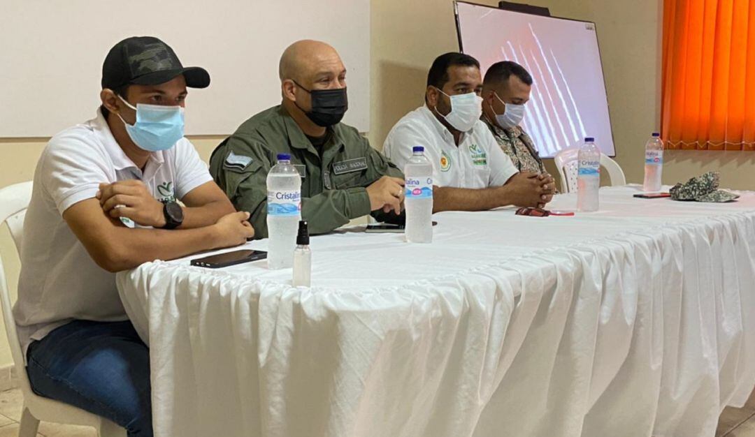 La Policía se comprometió en seguir garantizando el orden público en la población en coordinación con la Alcaldía