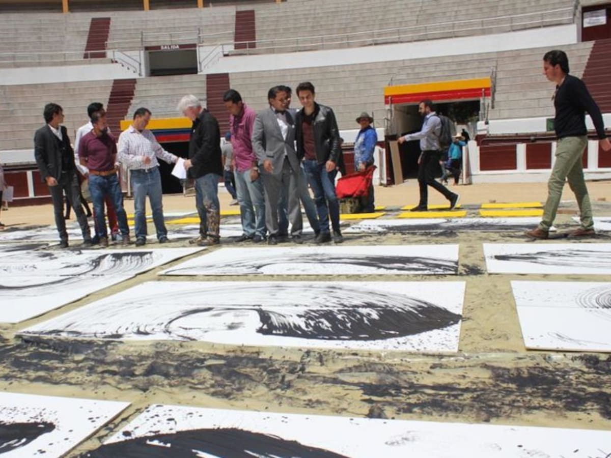 Loren Pallatier, el artista francés que pintará el ruedo de la Santamaría